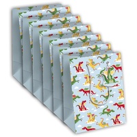 Clairefontaine 6x Drachen, Geschenktasche M (21,5x10,2x25,3 cm), 210g, geeignet