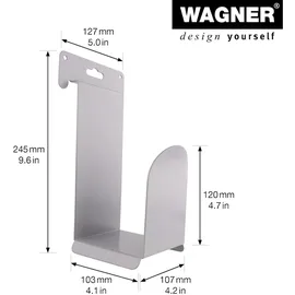 Wagner hooks4tools 103 mm, x 127 mm x 245 mm Silber
