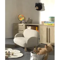 Kindersofa, Bezug Bouclè Beige