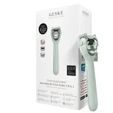 geske german beauty tech Micro-Needling SmartAppGuidedTM MicroNeedle Face Roller 9 in 1, Packung (Gerät & USB-Ladekabel), 2-tlg., Gerät inkl. kostenloser APP (SmartAppGuided Device), Mit der GESKE App erhältst Du deine personalisierte Hautpflegeroutine.