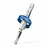 ‎remos Zeckenzange löffelförmig Edelstahl 1 Stück Silber/Weiß