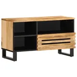 vidaXL TV-Schrank 80x34x46 cm Raues Massivholz Mango