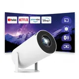 Kiano Relax Projektor Mini Tragbarer Beamer Smart TV, Trapezkorrektur, 1280x720, Android/iOS, 140 ANSI, Android, DLNA, Wi-Fi - Weiß