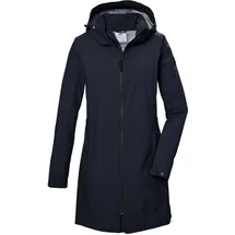 G.I.G.A. DX Damen Softshell Parka/Softshelljacke mit abzippbarer Kapuze GS 76 WMN SFTSHLL PRK, Größe 38, in Blau dunkelnavy,