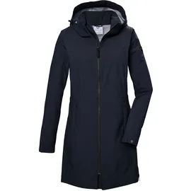 G.I.G.A. DX Damen Softshell Parka/Softshelljacke mit abzippbarer Kapuze GS 76 WMN SFTSHLL PRK, Größe 38, in Blau dunkelnavy,