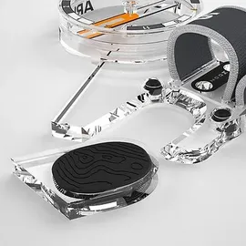 Silva Arc Jet S Left Kompass - Clear / Grey - One Size