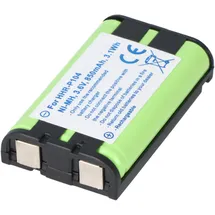 AccuCell Akku passend für Panasonic KX-TG2302B, Panasonic KX-TG2312, HHR-P104