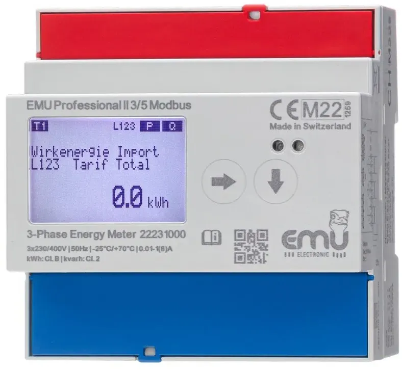 EMU Metering Wandlerzähler 3ph. P21A000MO