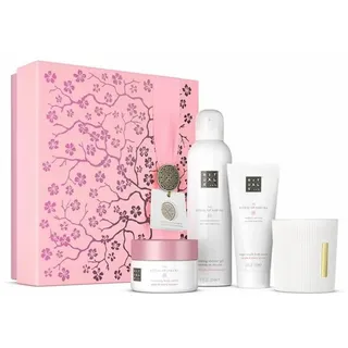 Gift Set M Duschschaum 200 ml + Body Cream 100 ml + Body Scrub 125 g + Duftkerze 140 g