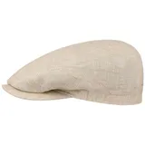 Stetson Belfast Schirmmütze Uni einfarbig Made in EU Herren Frühling Sommer Hellbeige 57 cm - 57