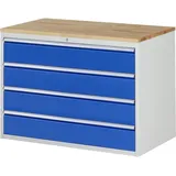 Rau Schubladenschrank Buche-Top und 4 x Schubl.-XXL 4x180mm