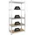 Proregal Schwerlastregal Giant Ragnar HxBxT 200 x 100 x 50 cm Fachlast 175kg | Verzinkt Kellerregal, Steckregal, Garagenregal, Lagerregal