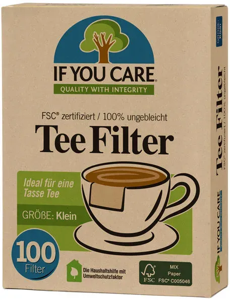 If You Care Teefilter klein, 100 Stück
