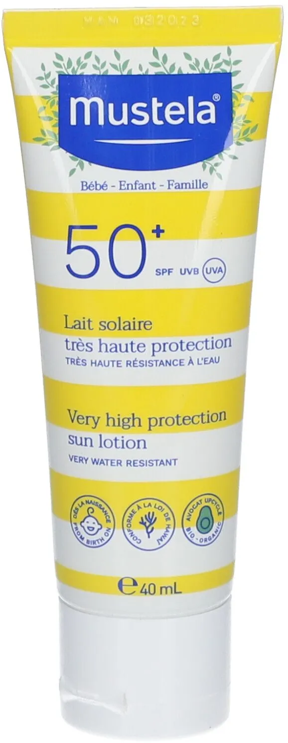 mustela® Sonnenmilch Sehr Hoher Schutz SPF 50+