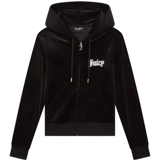 Juicy Couture Sweatjacke ROBERTSON CAVIAR schwarz _ silber L