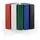 Livepac-Office Ringbuch DIN A5 40 mm Blau/Grün/Rot/Schwarz/Weiß 5 St.