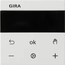 Gira S3000 Raumthermostat Display System 55 reinweiß