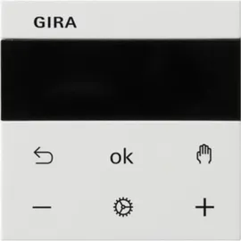 Gira S3000 Raumthermostat Display System 55 reinweiß