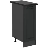 Vicco Apothekerschrank R-Line, Anthrazit Landhaus/Anthrazit, 30 cm, AP Anthrazit