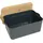 homéa Aufbewahrungsbox 28 x 18 x 10,5 cm 1-tlg. Grau/Beige
