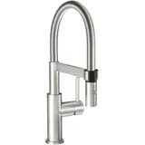 Villeroy & Boch Steel Expert Compact Window Küchenarmatur, aus Edelstahl,