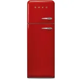 Smeg FAB30LRD6 Retro-Kühl-Gefrierkombination (222 l, 1720 mm hoch, Rot)