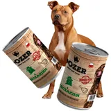 10 x 800g Hundefutter Dozer Huhn Premium Nassfutter getreidefrei Dosen