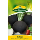 Quedlinburger Rettich, Runder schwarzer