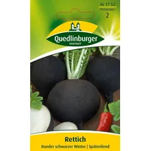 Quedlinburger Rettich, Runder schwarzer