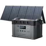 ALLPOWERS S2000 Solargenerator 1500 Wh / 2000 W mit 400 W tragbarem Solarpanel, tragbares Kraftwerk