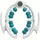 FFitness Anti Cellulite Massage Roller - Cellu Roll Massage Roller Selbstmassage Muskel Beine Gesäß Fitness Yoga (Petrolgrün)