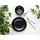 CreaTable Industrial Gold Tafelservice 12-tlg. für 4 Personen schwarz