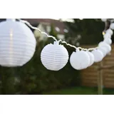 FHS International LED Lichterkette 40er Lampions 10 m warmweiß
