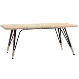 aea Gartentisch 100 x 75 x 180 cm Beige