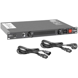 Adam Hall 19" Parts PCL 10 - Power Conditioner mit Rack-Beleuchtung, Schwarz