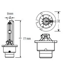 Osram Xenon 66240 D2S 35 W 1 St.