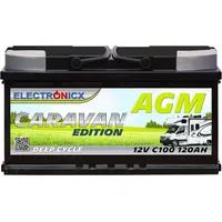 Electronicx Caravan Edition AGM Batterie 120 AH 12V