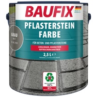 Baufix Pflasterstein Farbe grau matt, 2.5 Liter, Beton- und