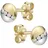 Celesta Ohrstecker CELESTA gelb Gold one-size