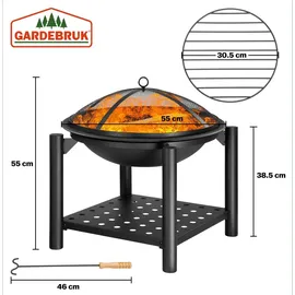 Gardebruk Feuerschale Ø 55 cm Schwarz