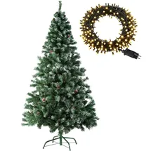 Tectake LED Lichterkette 23 m Grün