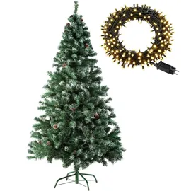 Tectake LED Lichterkette 23 m Grün