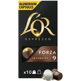 500 L'Or Forza Blend Kaffeekapseln aus Aluminium, Nespresso-kompatibel