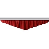 SeGaTeX home fashion Querbehang Hetty Rot mit Reihband aus der Landhausserie Hetty 40 x 200 cm