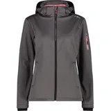 CMP - Damenjacke mit Kapuze und Reißverschluss, Schwarz, L
