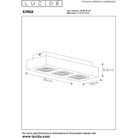 LUCIDE Xirax 09119/16/30