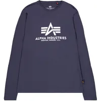 Alpha Industries Basic Langarm-T-Shirt Navy L