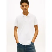 Tommy Hilfiger Poloshirt Modell 'TJM SLIM PLACKET POLO EXT', Offwhite, L