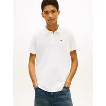 Tommy Hilfiger Poloshirt Modell 'TJM SLIM PLACKET POLO EXT', Offwhite, L