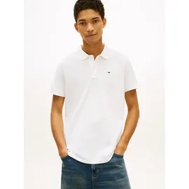 Tommy Hilfiger Poloshirt Modell 'TJM SLIM PLACKET POLO EXT', Offwhite, L